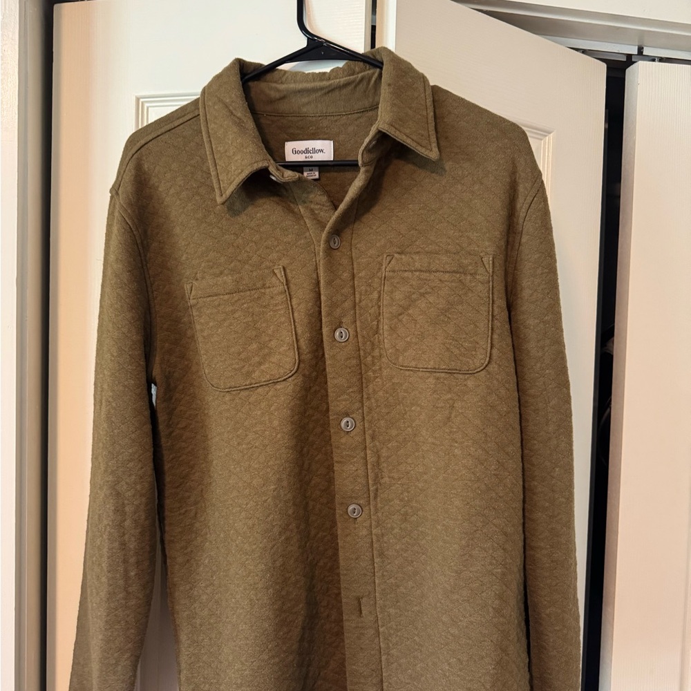 Assortment of button ups and jackets